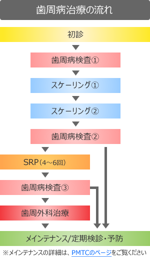 歯周病治療の流れ